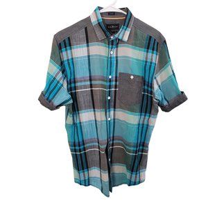 CT352 Mark Ekco Men’s Blue & Gray Shirt M